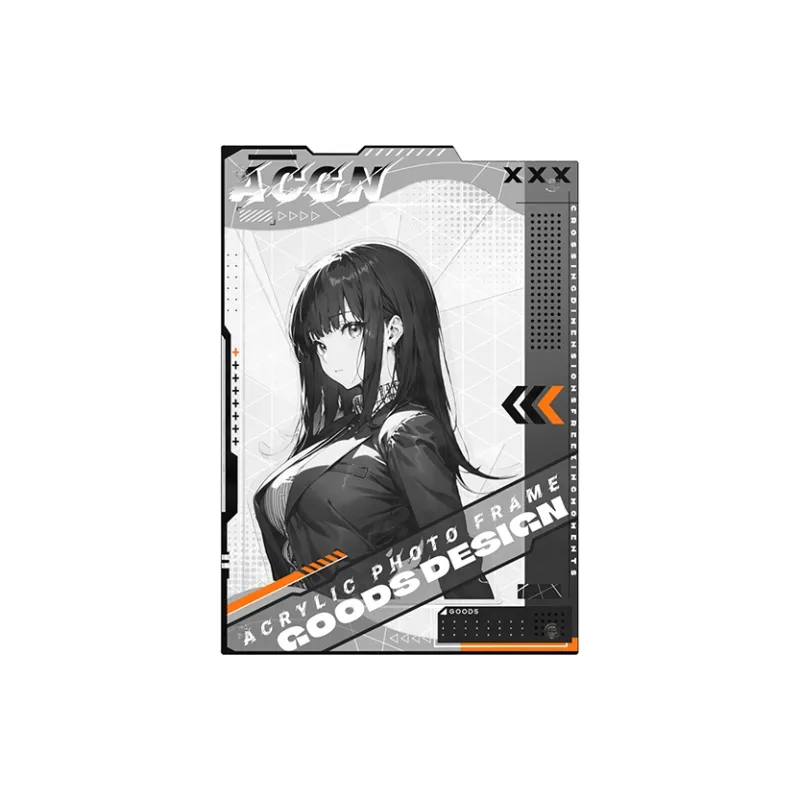 LIGHT YOUR BRICKS Le Yi Bao Compatible Guomei Anime Card Card Character Stand Acrylic Frame Protector Model Accessories-22