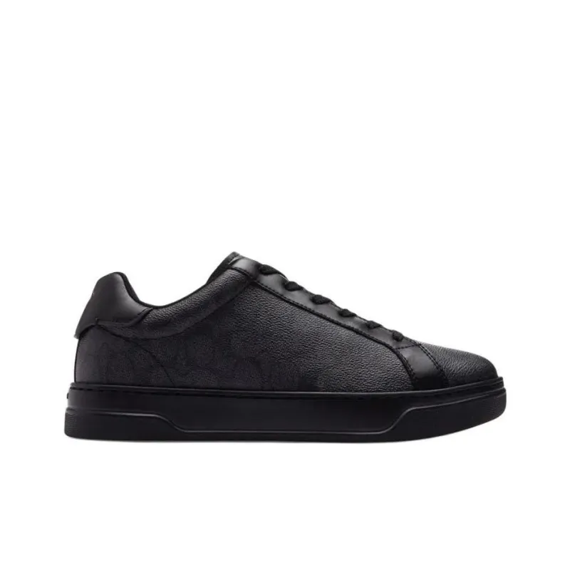 COACH Highline Low Top Skateboard Shoes Men's Black-1