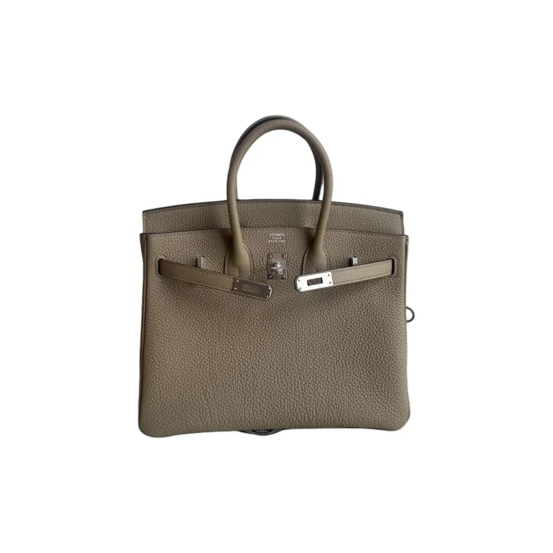 HERMES Birkin Togo Calfskin Birkin Bag Handbag Regular Unisex 8Q BEIGE MARFA Beige-1