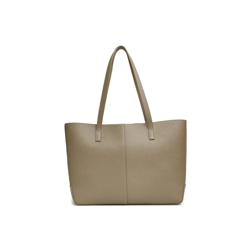 Tata Cow Leather Tote Bag, Shopping Bag, Handbag, Shoulder Bag Tubas Women's Multicolor-4