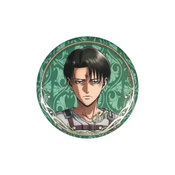 BOOM COMIC Attack On Titan S3 Character Art Badge Levi Allen Mikasa Badges