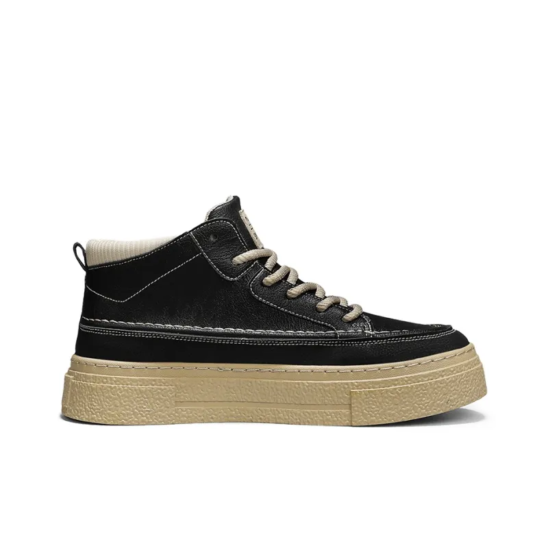 M.M Party Anti Slip And Wear Resistant Balance Mid Top Skateboard Shoes Men's-3