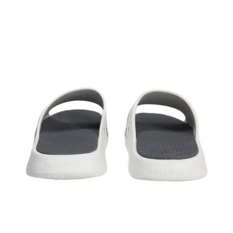 PEAK Tai Chi 2.0 Pro Slip Resistant Quick Drying Cushioning Slide Slippers Men's White Black-4