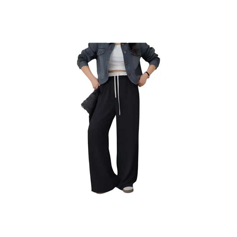 DAMABAIFENBAI Casual Pants Women's Black-1