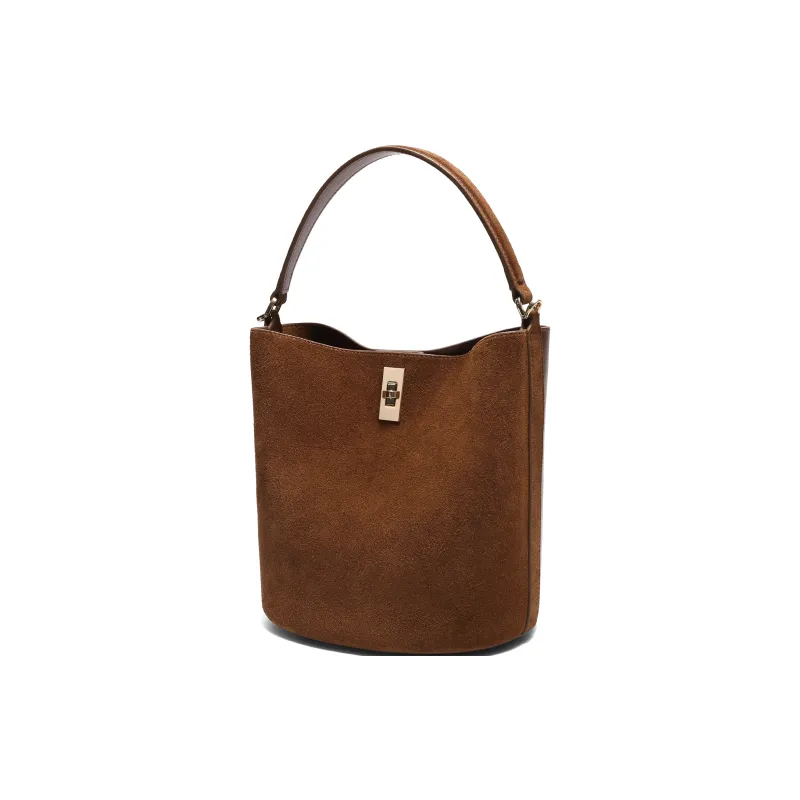 BELLE Split Cow Leather Crossbody Bag, Handbag Regular Women's Khaki-1