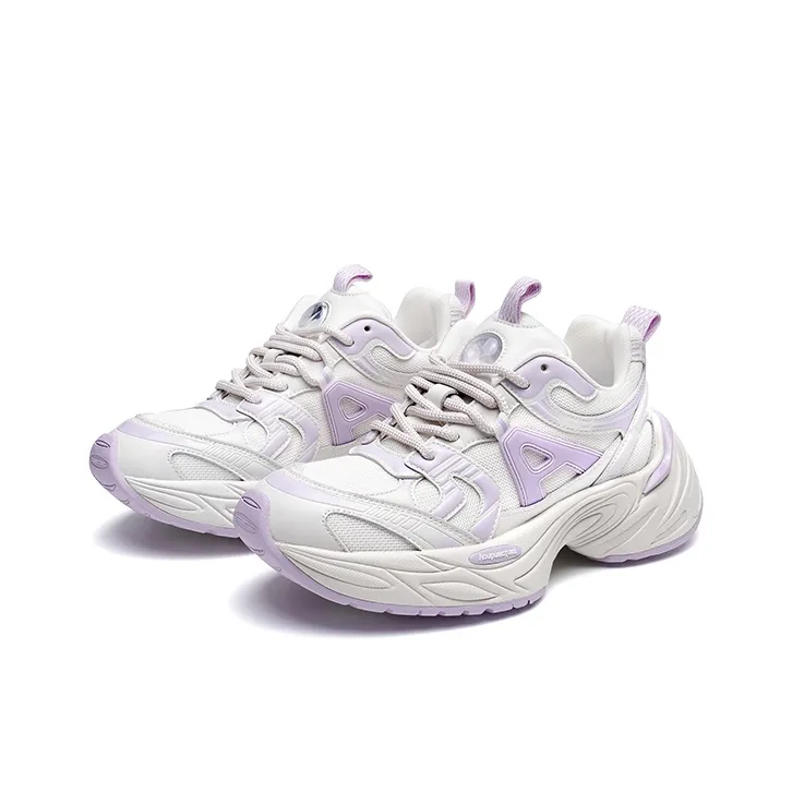 Acupuncture Low-Top Chunky Sneakers Unisex Nightlight Silver-13