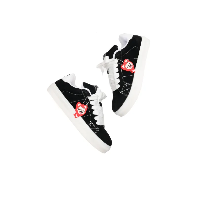 ALI THE FOX Slip Resistant, Abrasion Resistant, Lightweight Low Top Skateboard Shoes Unisex Box Included-3