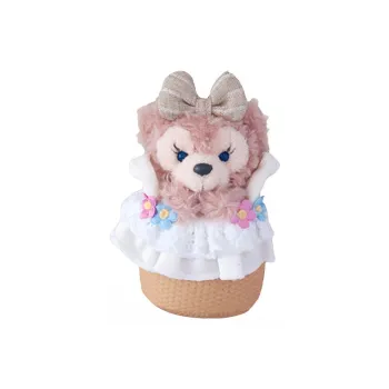 Disney Snow LinaMay Pink White Dolls Plush Doll 10.5cm Height Tokyo Disney
