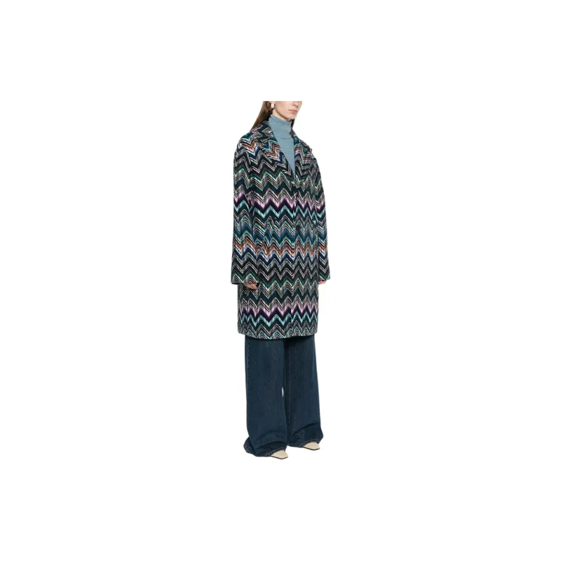 MISSONI Chevron knit Coat-3
