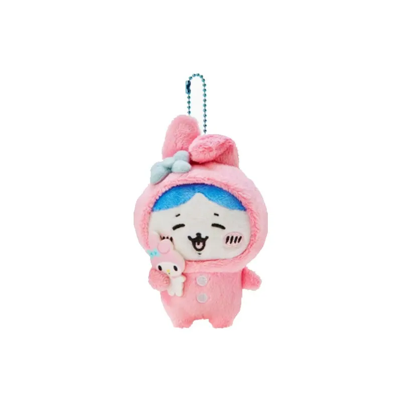 Chiikawa My Melody Hachiware, Small Size Dolls Plush Pendant 11cm Height-2