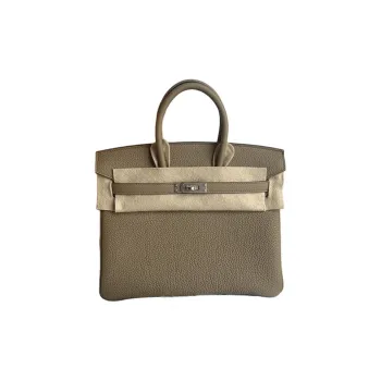 HERMES Birkin Togo Calfskin Birkin Bag Handbag Regular Unisex 8Q BEIGE MARFA Mi