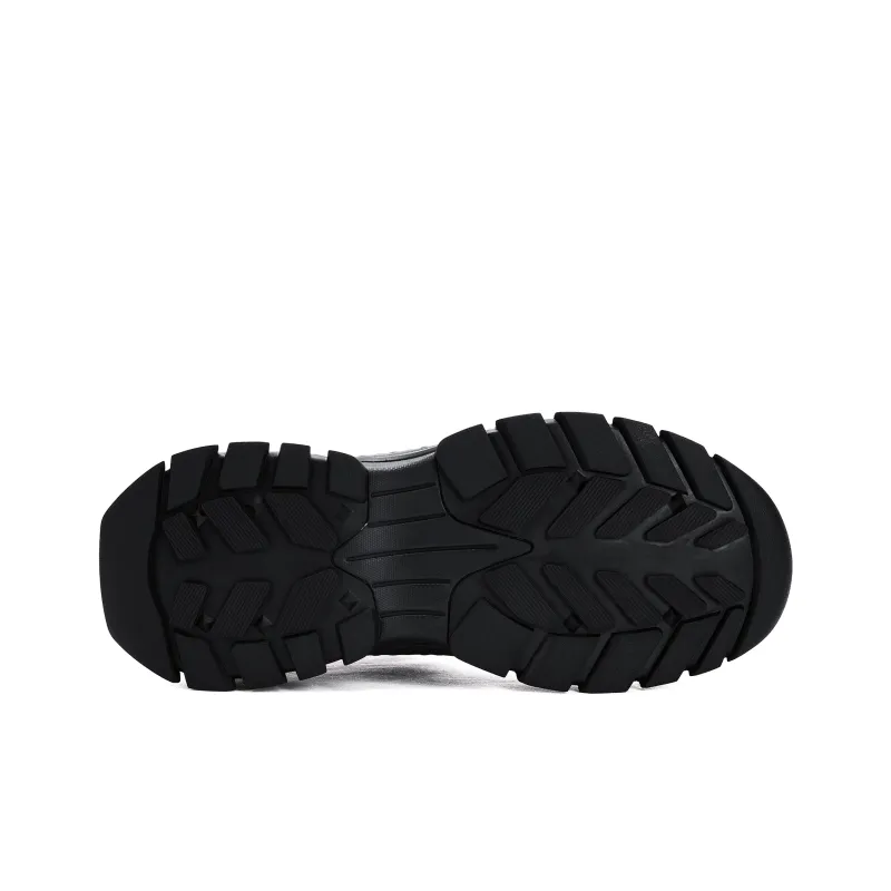 JEEP SPIRIT Anti Slip Wear Resistant Impact Resistant Lightweight Warm Rebound High Top Outdoor Shoes Men's Black-6