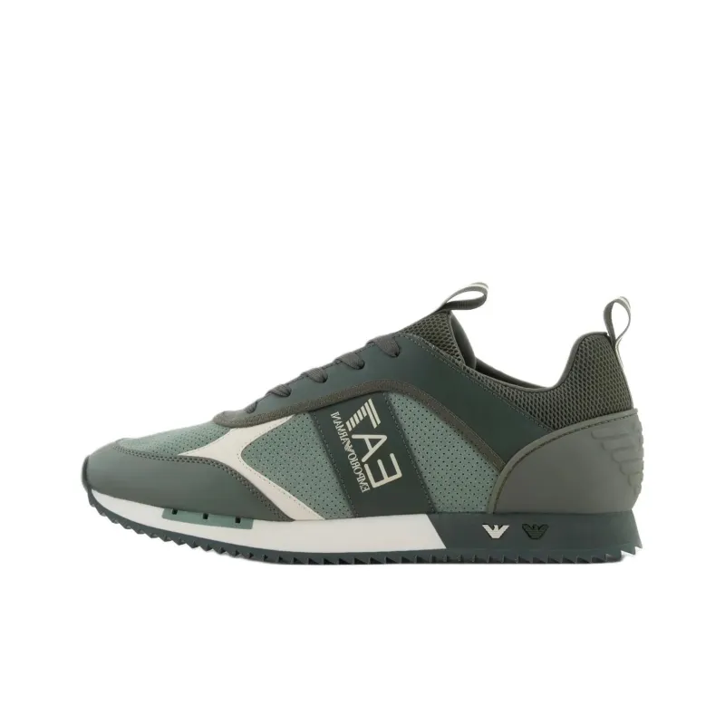 EMPORIO ARMANI EA7 Low Top Casual Shoes Unisex Green-0