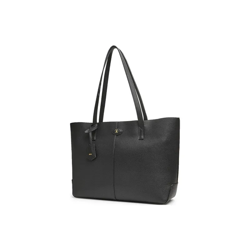 Tata Cow Leather Tote Bag, Shopping Bag, Handbag, Shoulder Bag Tubas Women's Multicolor-6
