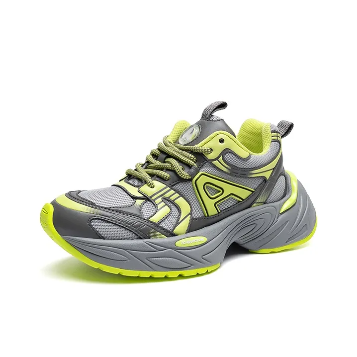 Acupuncture Low-Top Chunky Sneakers Unisex Nightlight Silver-8