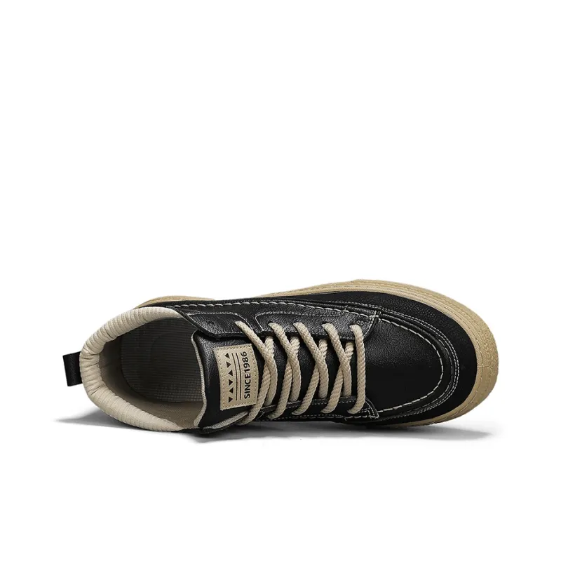 M.M Party Anti Slip And Wear Resistant Balance Mid Top Skateboard Shoes Men's-4