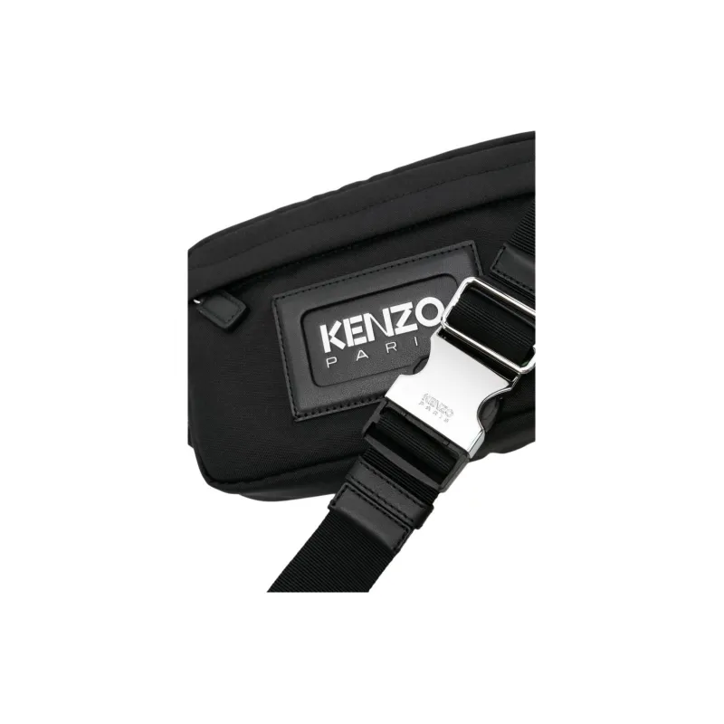KENZO Logo Patch Belt Bag-4