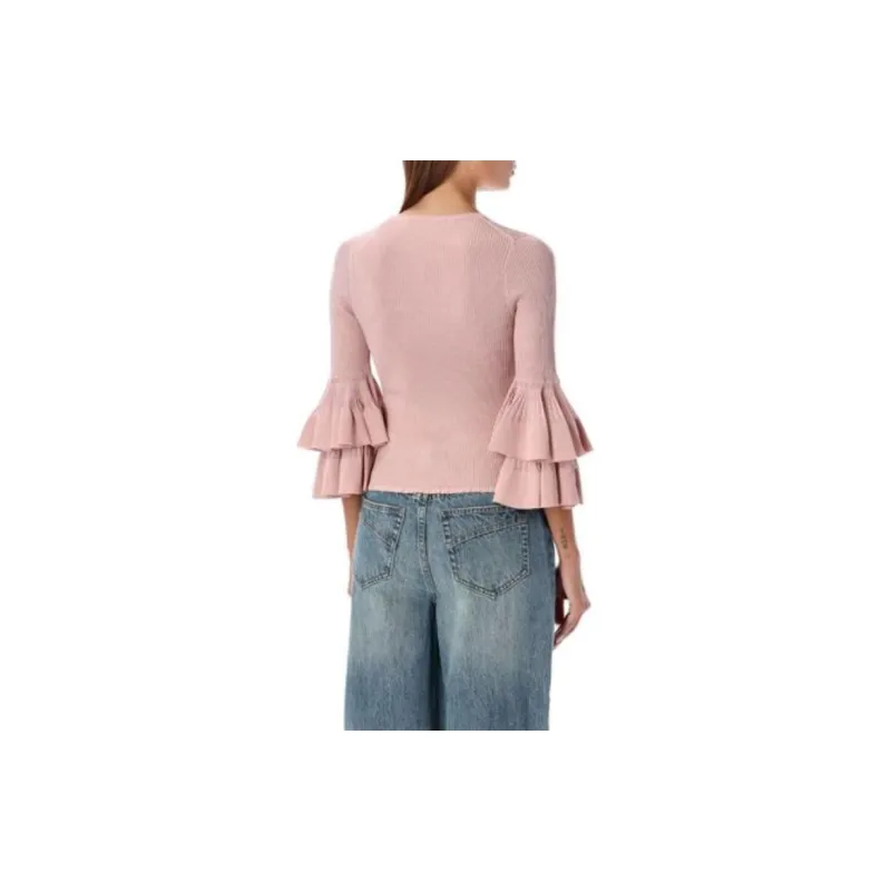 Zimmermann Illustration Tiered Ruffle Top-1