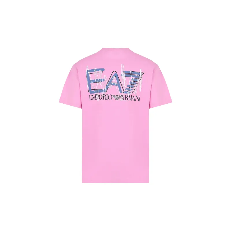 EMPORIO ARMANI EA7 T Shirt Unisex Pink-1