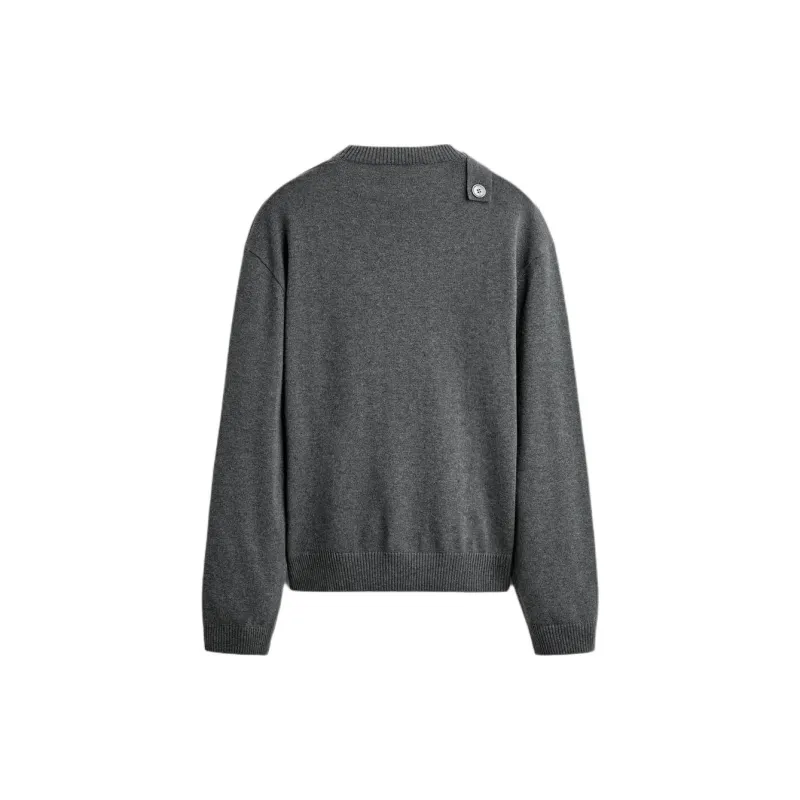 ZARA Sweater Men's Zebra Print Gray-1