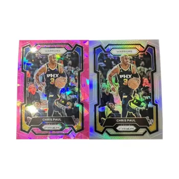 PANINI Suns Chris Paul CP3 Prizm Collection Crush Ice Refractor Silver Refractor Star Card Rare Sports Cards 2 Pcs