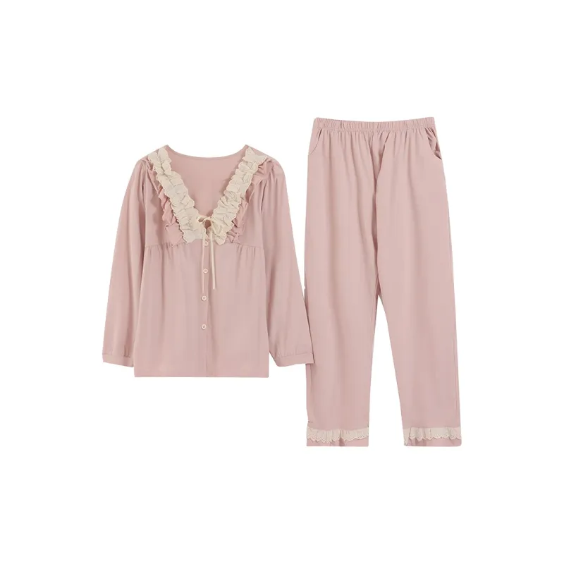DanceBees Pajama Set Women's Pink-0
