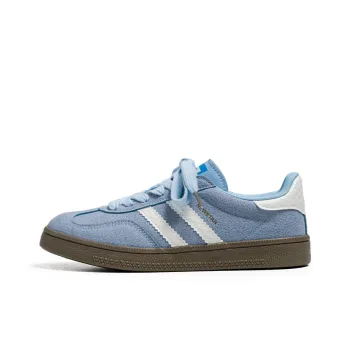 Mengsai Anti Slip Wear Resistant Low Top Skateboard Shoes Unisex Light Blue