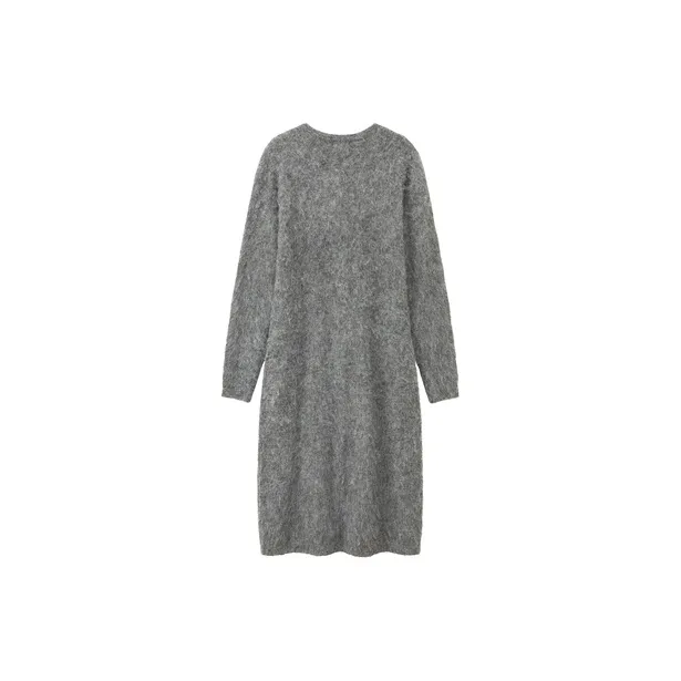 CHUU Long Sleeved Dress Women's Dark Heather Gray-1