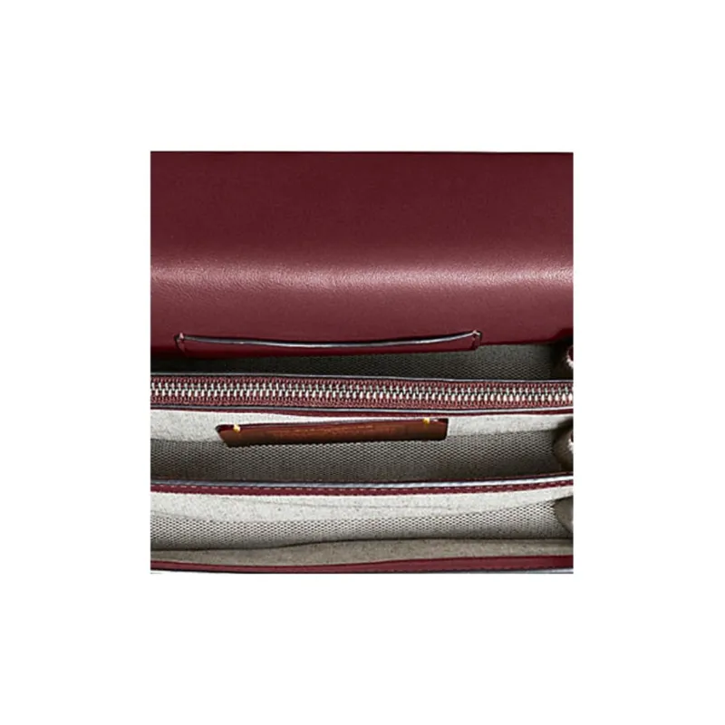 COACH Riley Canvas One Shoulder Handbags Women's Rose Red-3