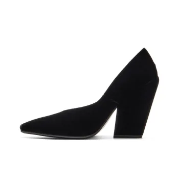 Onitsuka Tiger Chunky Heel High Heels Women's Black