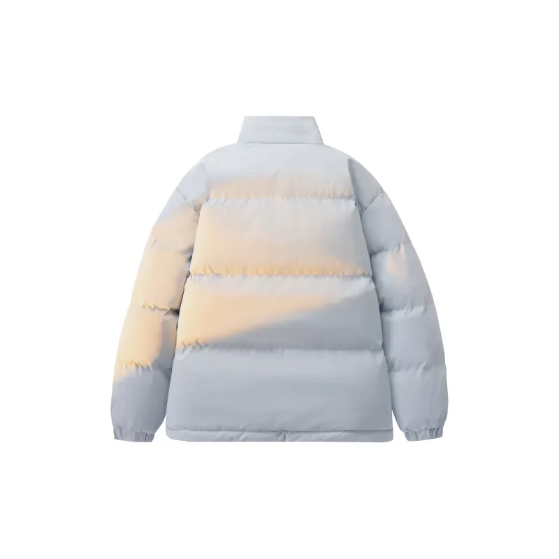C1RCA American Minimalist Style Basic Brand Sports Logo Print Padded Puffer Jacket Unisex-11