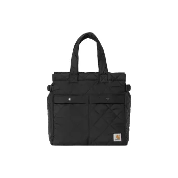 Carhartt WIP Polyester Tote Bag Shopping Bag Shoulder Bag Handbag Unisex Black