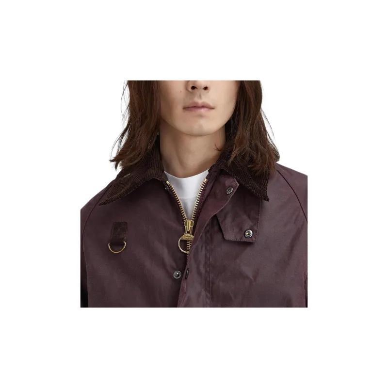 BARBOUR FW24 Jackets Coats Men's Bordeaux Red-9