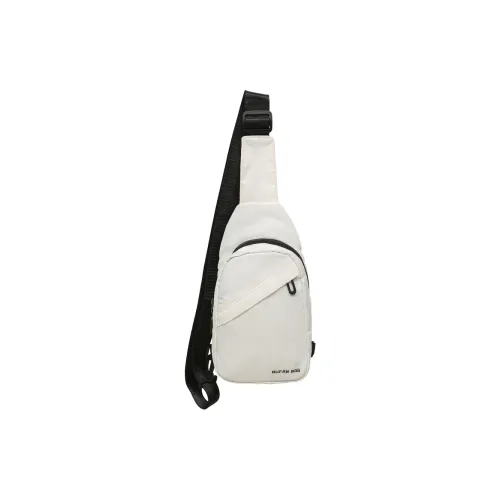 Wenpercy Nylon Crossbody Bags Shoulder Bags Sling Bags Regular Unisex White/Gray/Black/Blue