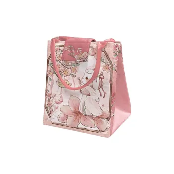 AOSONG Suede Tech Fabric Handbag Unisex Pink