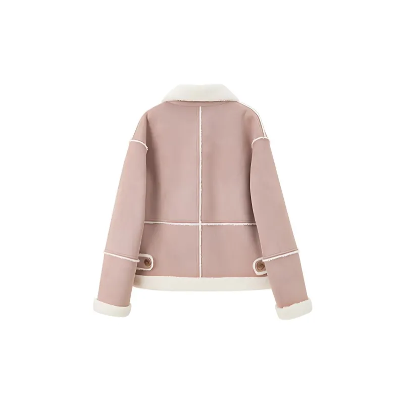3COLOUR Jackets Coats Women's Smoke Pink-1