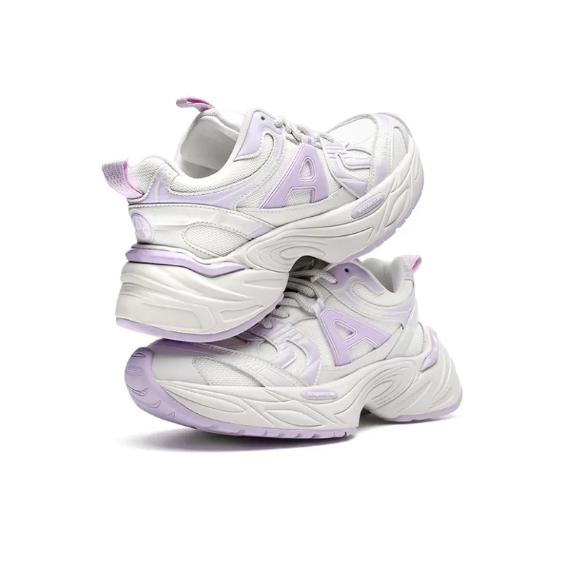 Acupuncture Low-Top Chunky Sneakers Unisex Nightlight Silver-17
