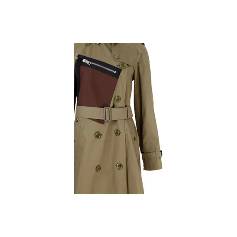 Burberry Trench Coat Women's Green-4