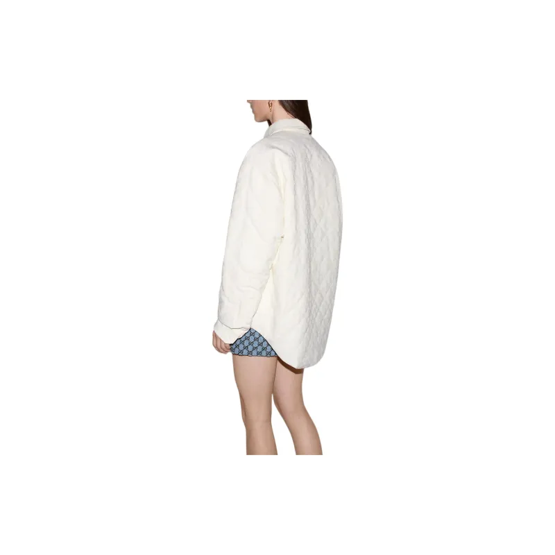 GUCCI FW24 Puffer Jacket Women's White-2