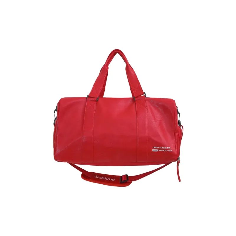 Yalu PU Shoulder Bag, Crossbody Bag Regular Unisex Black Large/Red Large/White Large/Black Small/Red Small/White Small-8