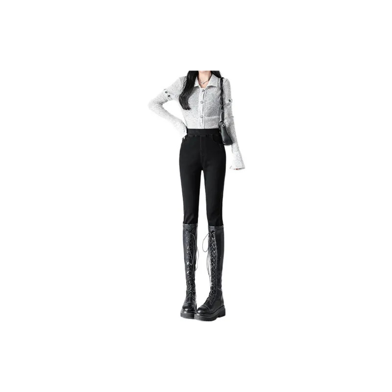 Concubine Zhu Jeans Women's Black-7