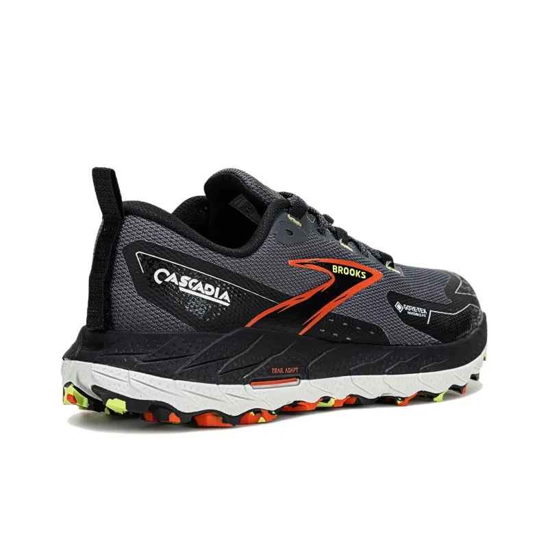 Brooks Cascadia18 Shock absorbing And Waterproof Low Top Trekking Shoes Men's Black-1