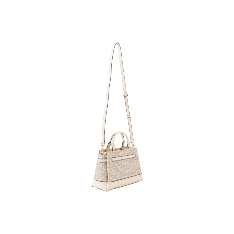 MICHAEL KORS Coated Canvas Shoulder Bag Crossbody Bag Handbag Small Size Women's Ivory-1