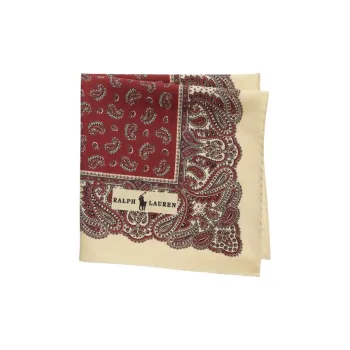 Ralph Lauren Paisley-print Pocket Square