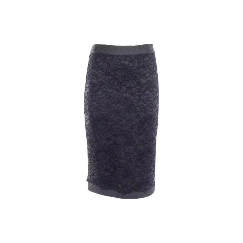 PAROSH Casual Long Skirt Women's Gray-1