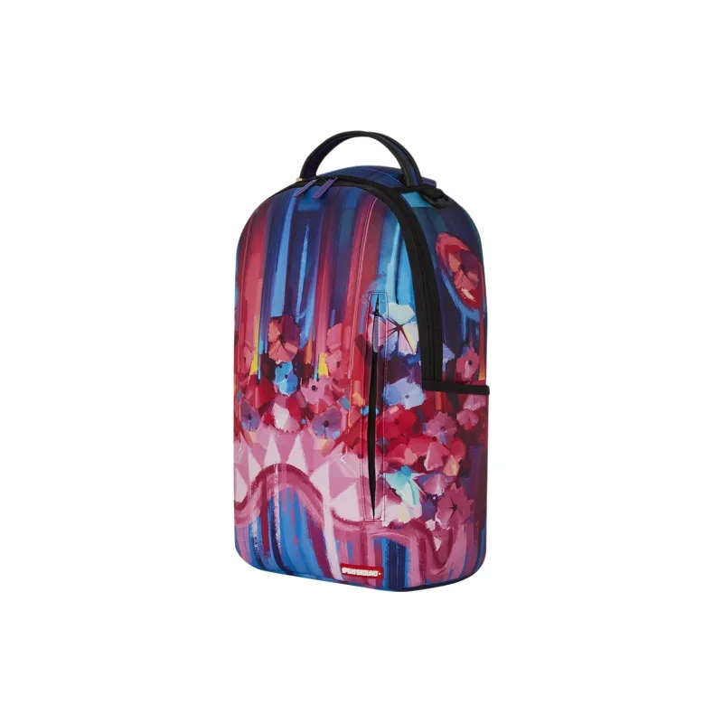 SPRAYGROUND Artificial Leather Backpack Women's Red Purple-2
