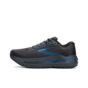 Brooks Ghost Ma Anti Slip Wear Resistant Low Top Running Shoes Men's Gray Blue