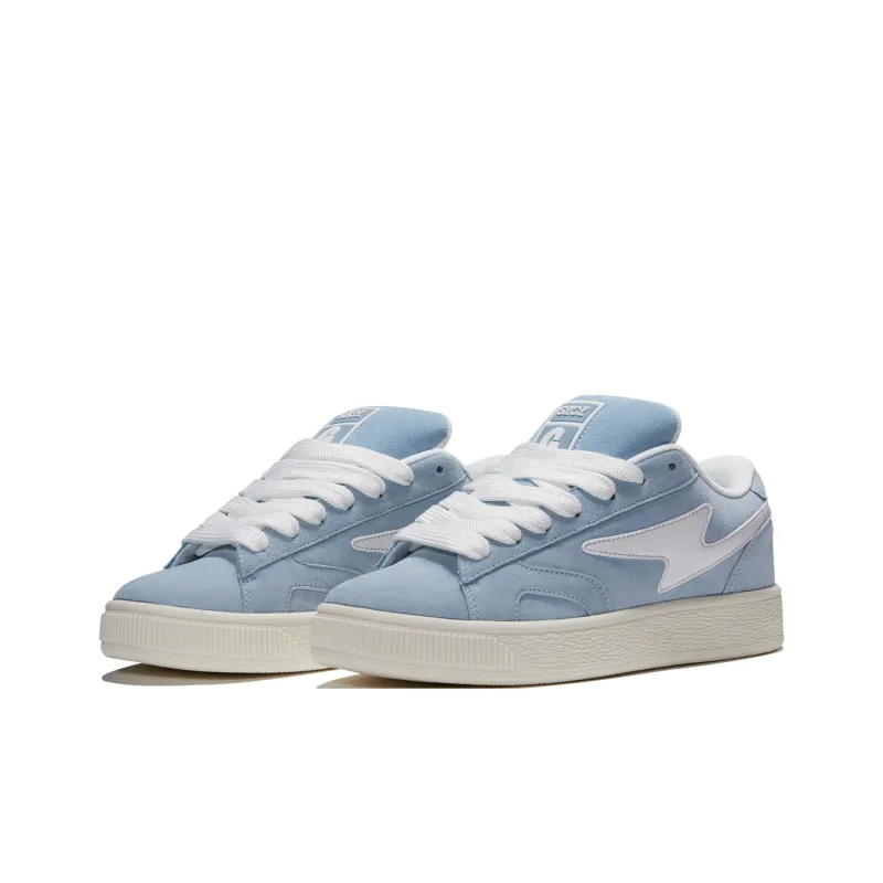 GZOZ Coverage Cushioning Wear Resistant Low Top Skateboard Shoes Unisex Ice Clear Blue-2