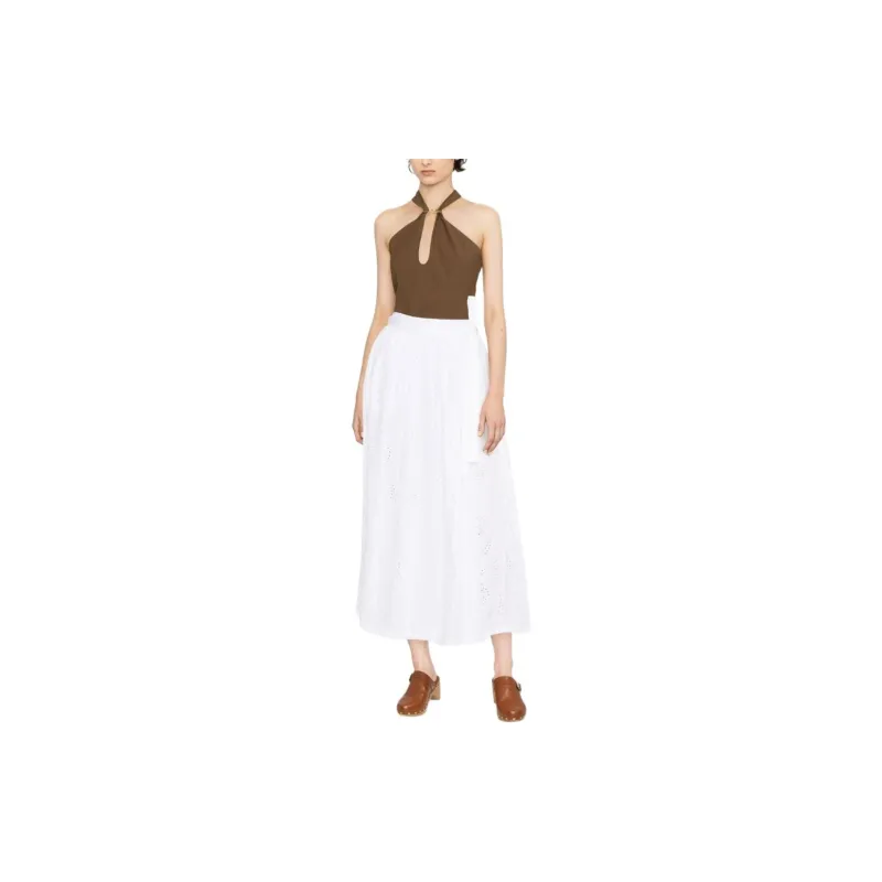 Chloé Tie Waisted Midi Skirt-2