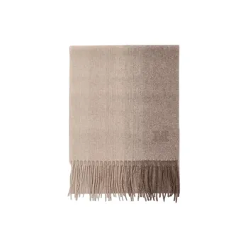 MaxMara Cashmere Knit Scarves Women's Beige